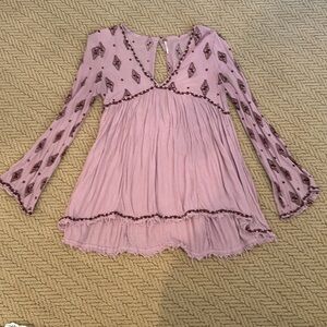 Flowy free people shirt size small